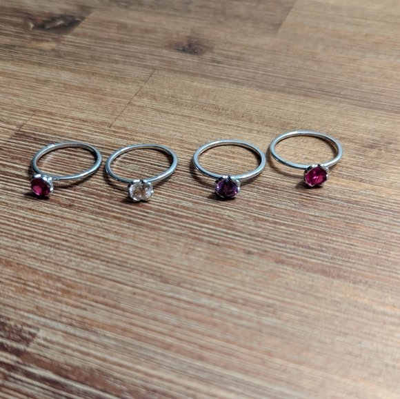 Stackable Swarovski rings - Picture 5 of 7